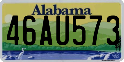 AL license plate 46AU573