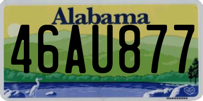 AL license plate 46AU877