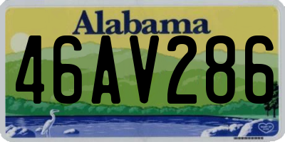 AL license plate 46AV286