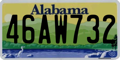 AL license plate 46AW732