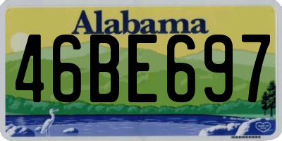 AL license plate 46BE697