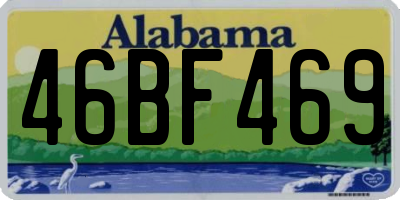 AL license plate 46BF469