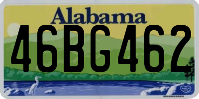 AL license plate 46BG462