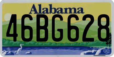AL license plate 46BG628