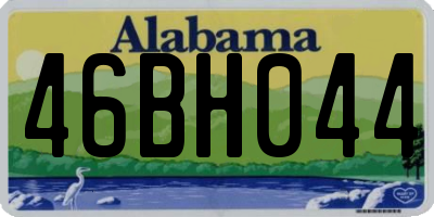 AL license plate 46BH044