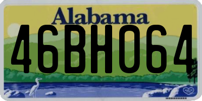 AL license plate 46BH064