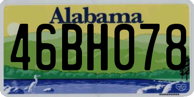AL license plate 46BH078