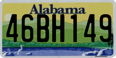 AL license plate 46BH149