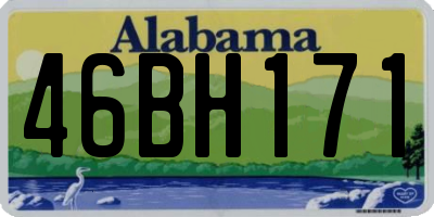 AL license plate 46BH171