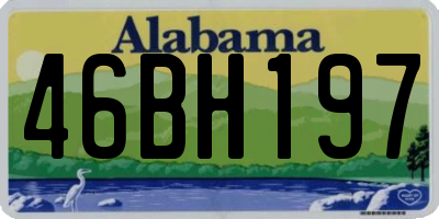 AL license plate 46BH197