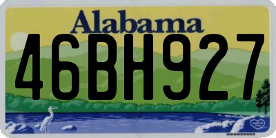 AL license plate 46BH927