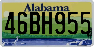 AL license plate 46BH955