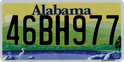 AL license plate 46BH977