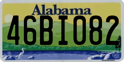 AL license plate 46BI082