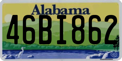 AL license plate 46BI862