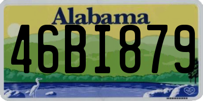 AL license plate 46BI879