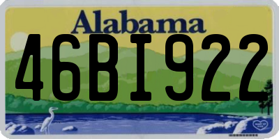 AL license plate 46BI922