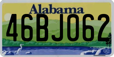 AL license plate 46BJ062