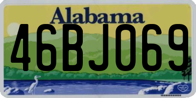 AL license plate 46BJ069
