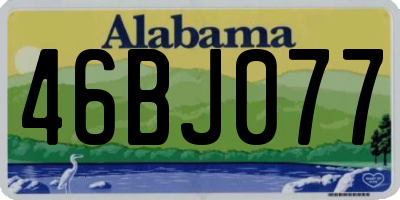 AL license plate 46BJ077
