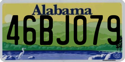 AL license plate 46BJ079