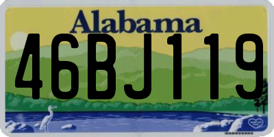 AL license plate 46BJ119