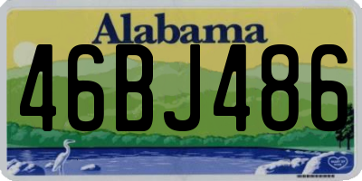 AL license plate 46BJ486