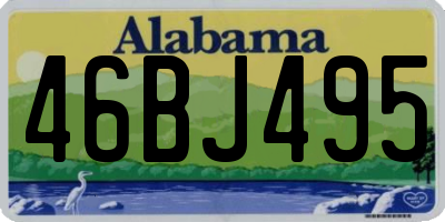 AL license plate 46BJ495