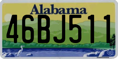 AL license plate 46BJ511
