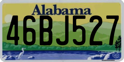 AL license plate 46BJ527