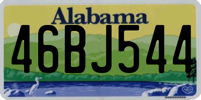 AL license plate 46BJ544