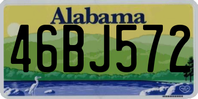 AL license plate 46BJ572