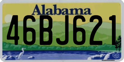 AL license plate 46BJ621