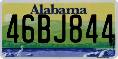 AL license plate 46BJ844
