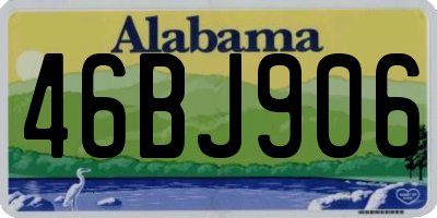 AL license plate 46BJ906
