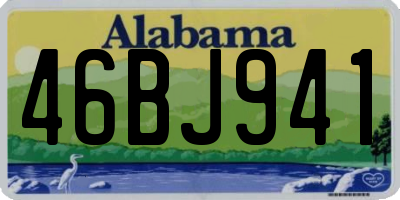 AL license plate 46BJ941