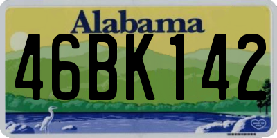 AL license plate 46BK142