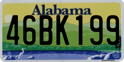 AL license plate 46BK199