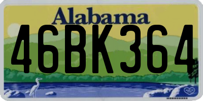 AL license plate 46BK364