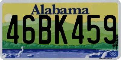 AL license plate 46BK459