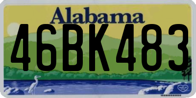 AL license plate 46BK483
