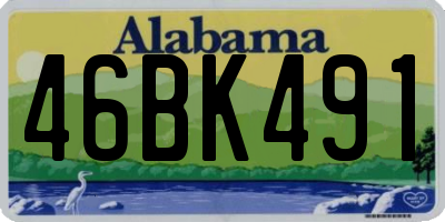 AL license plate 46BK491
