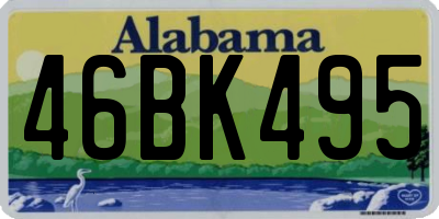 AL license plate 46BK495