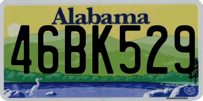 AL license plate 46BK529