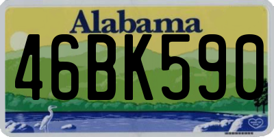 AL license plate 46BK590