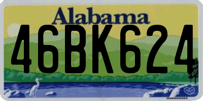 AL license plate 46BK624