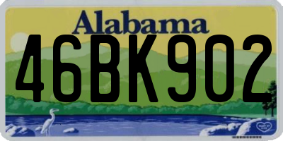 AL license plate 46BK902