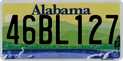 AL license plate 46BL127