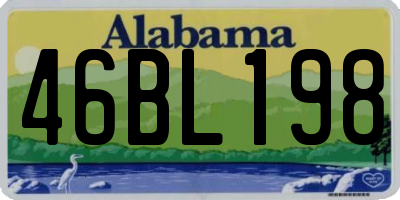 AL license plate 46BL198