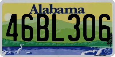 AL license plate 46BL306